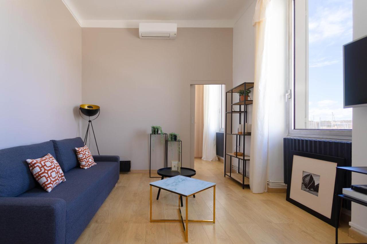Le Rive Neuve Standing Vieux-Port - Appartement 1 Chambre 4 Pers Vue Mer Clim Marseilles Buitenkant foto