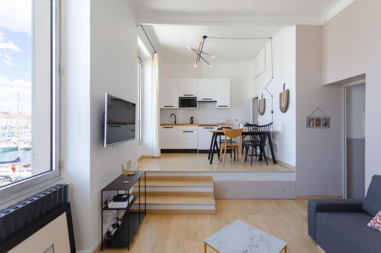 Le Rive Neuve Standing Vieux-Port - Appartement 1 Chambre 4 Pers Vue Mer Clim Marseilles Buitenkant foto